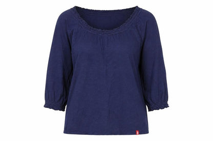 Womens UK Size S Esprit Blue Basic Blouse