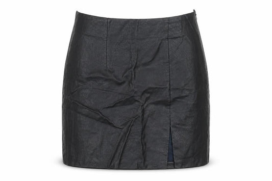 Womens UK Size 6 Stradivarius Straight & Pencil Faux Leather Skirt