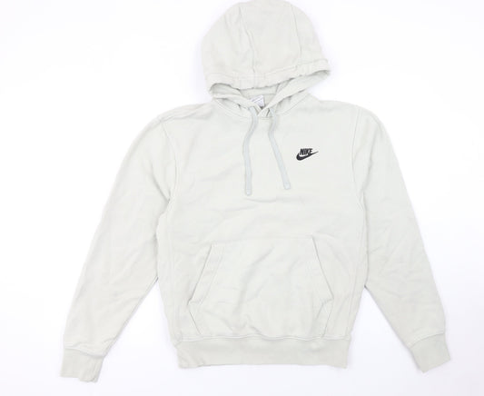 Mens UK Size XS Nike Beige Pullover Hoodie