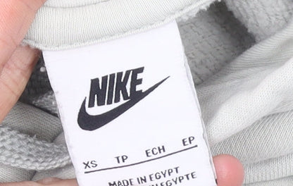 Mens UK Size XS Nike Beige Pullover Hoodie