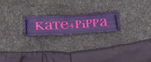 Womens UK Size 12 Kate + Pippa Brown Overcoat