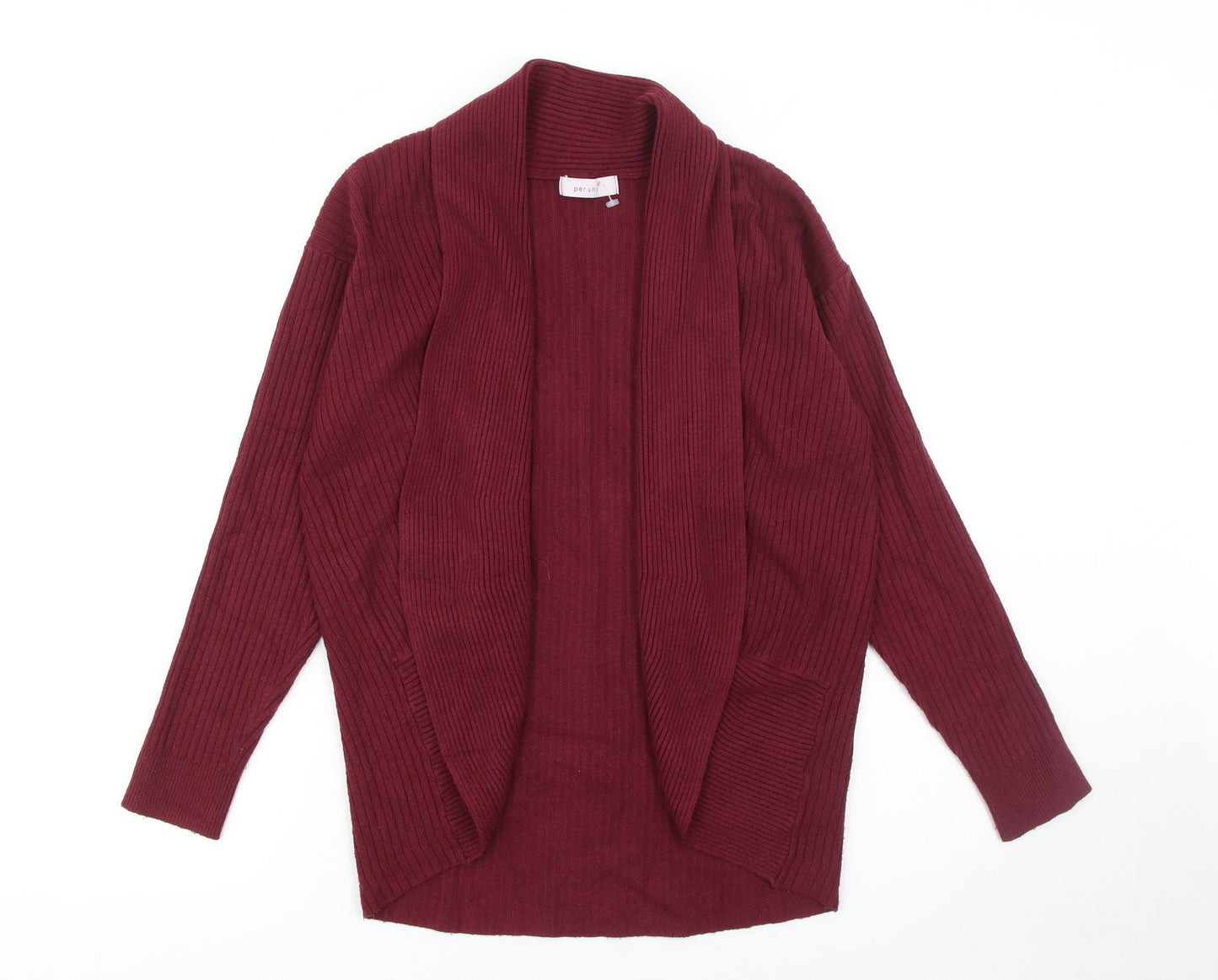 Womens UK Size 12 Marks and Spencer Red Cardigan Jumper