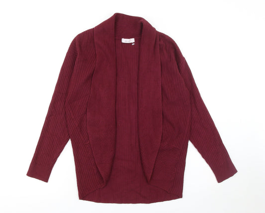 Womens UK Size 12 Marks and Spencer Red Cardigan Jumper
