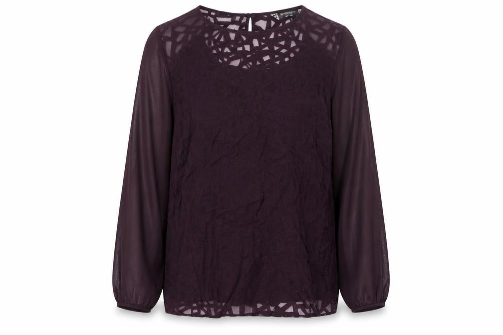 Womens UK Size 20 Principles by Ben de Lisi Purple Tunic Blouse
