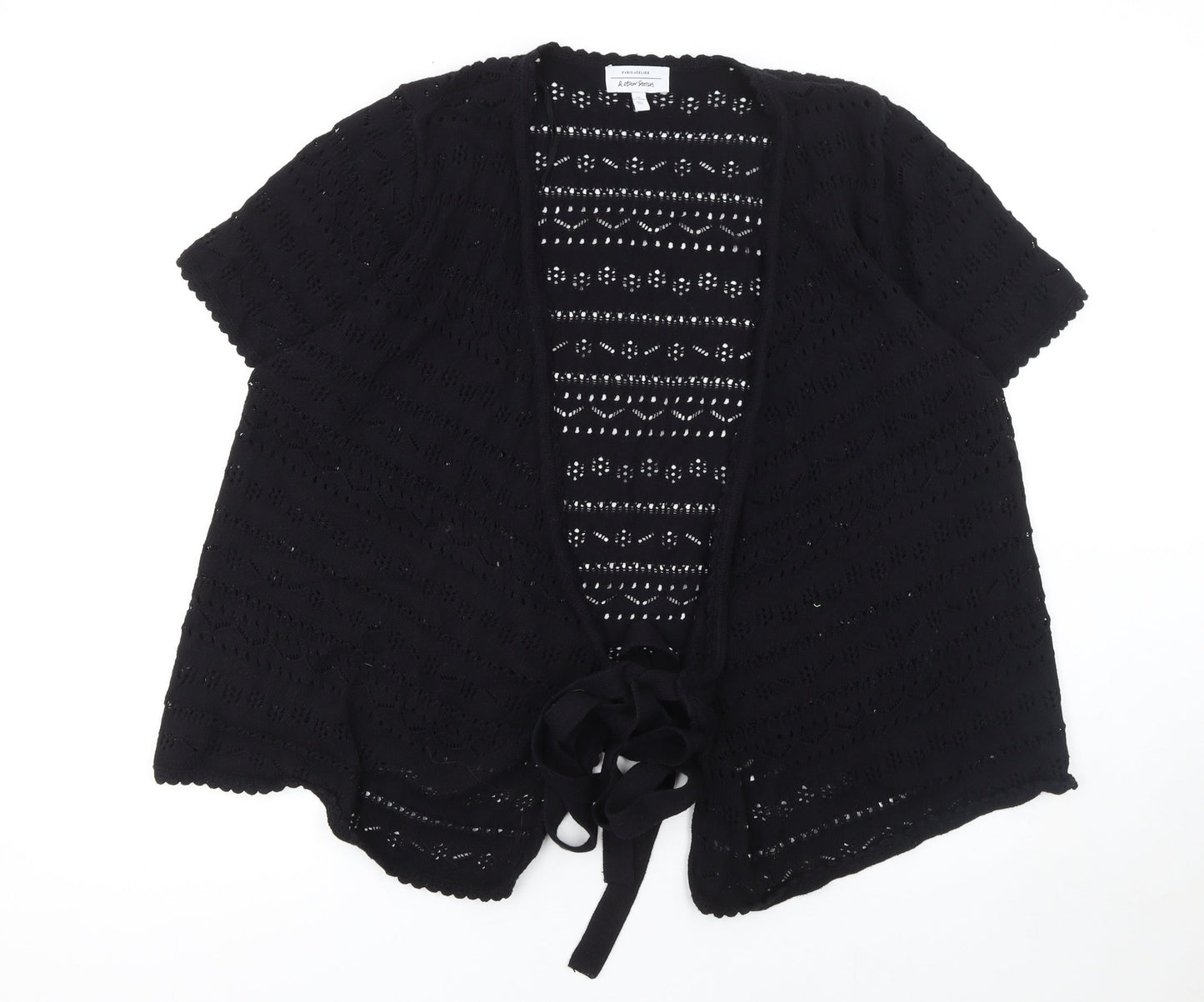 Womens UK Size L & Other Stories Black Cardigan Jumper