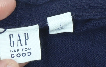 Womens UK Size S Gap Blue Cardigan Jumper