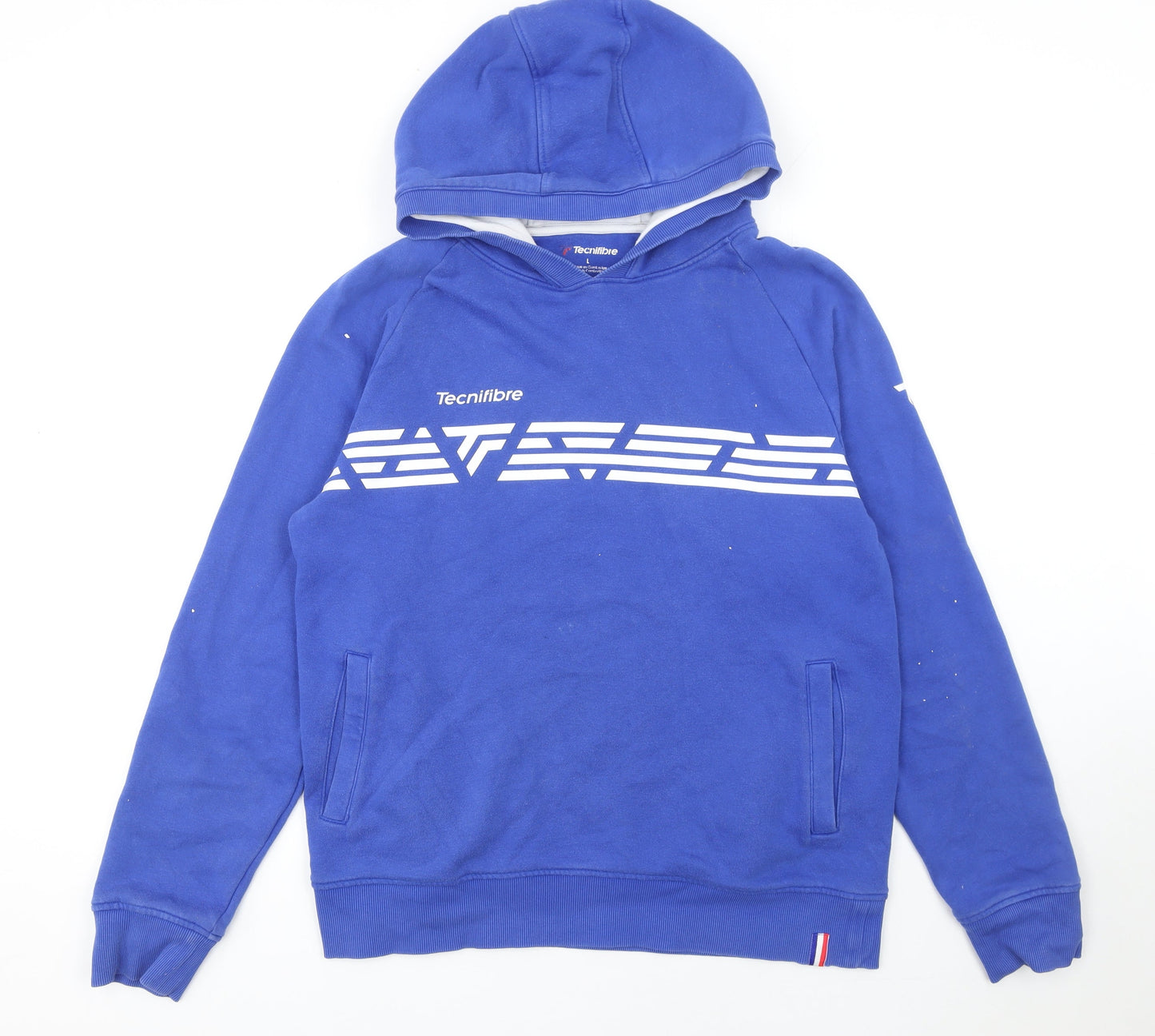Mens UK Size L Tecnifibre Blue Pullover Hoodie