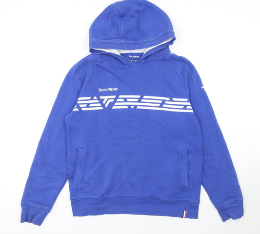 Mens UK Size L Tecnifibre Blue Pullover Hoodie