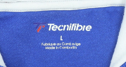 Mens UK Size L Tecnifibre Blue Pullover Hoodie