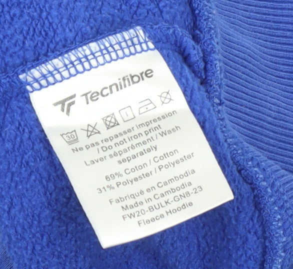 Mens UK Size L Tecnifibre Blue Pullover Hoodie