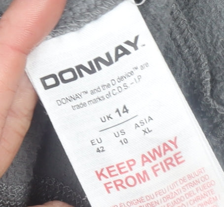 Womens UK Size 14 Donnay Grey Basic Jacket
