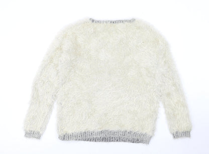 Womens UK Size L/XL Inspire Collection Ivory Pullover Jumper