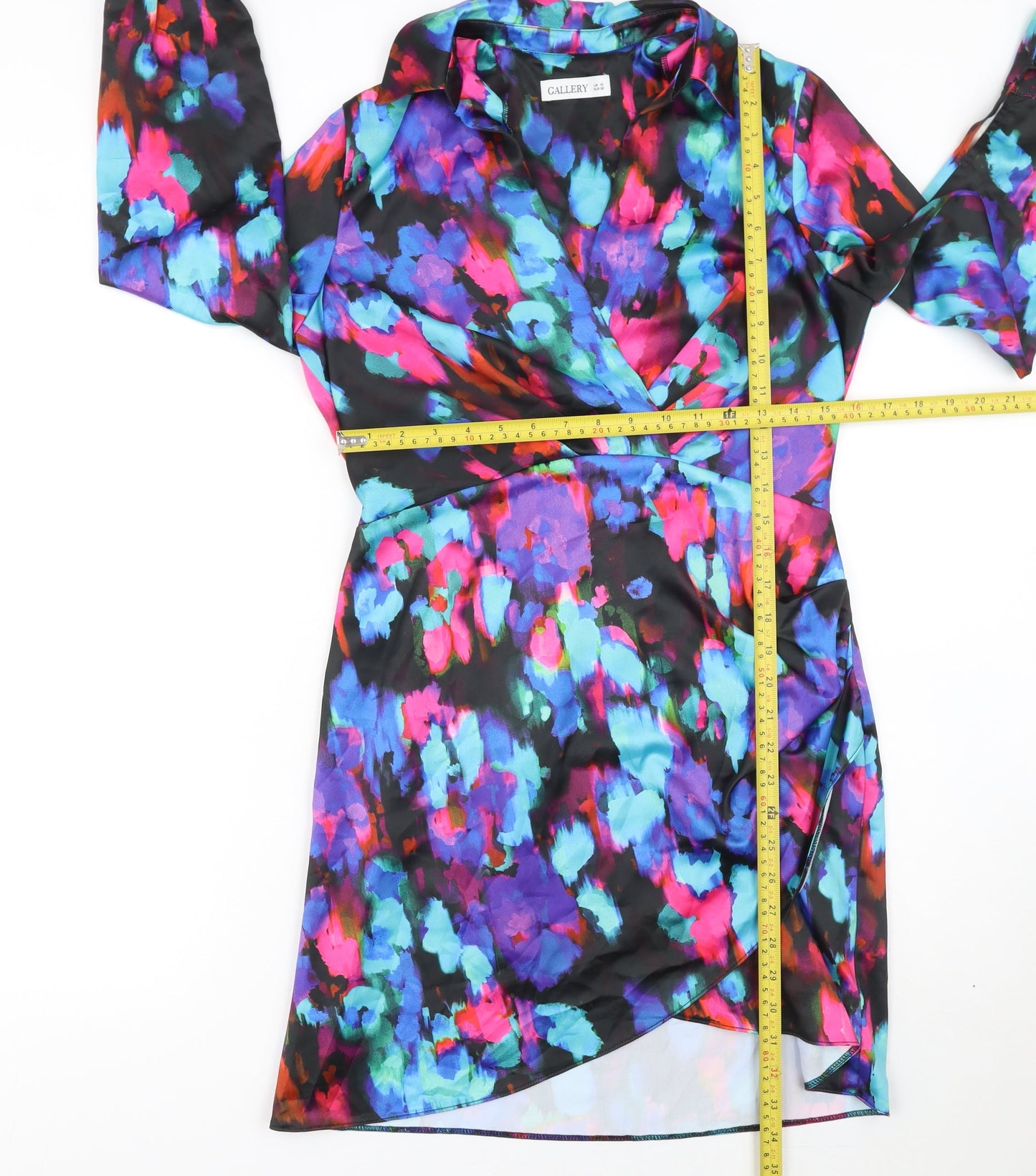 Womens UK Size 10 Gallery Wrap Dress