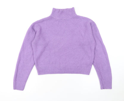 Girls UK Size 15 Years Destination Purple Pullover Jumper