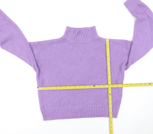 Girls UK Size 15 Years Destination Purple Pullover Jumper