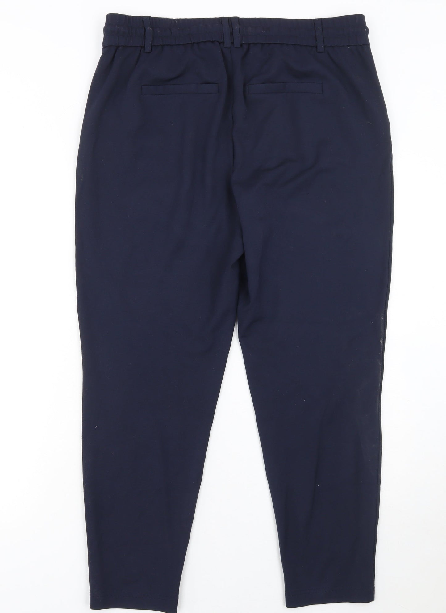 Womens UK Size L Only Regular Fit Casual Workwear Blue Trousers
