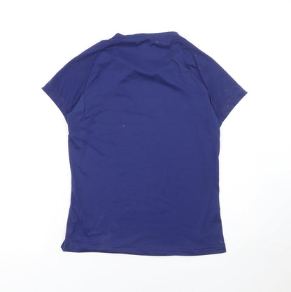 Quechua Boys Blue Short Sleeve Hiking Active T-Shirt Size 14-15 Years