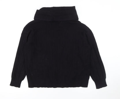 Womens UK Size S Gallery Black Pullover Jumper
