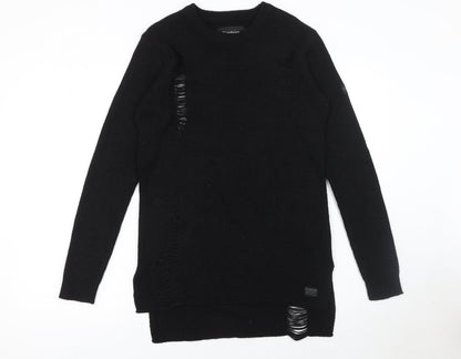 Womens UK Size S Firetrap Black Pullover Jumper