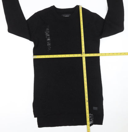 Womens UK Size S Firetrap Black Pullover Jumper