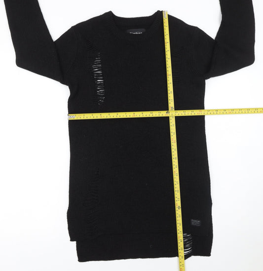 Womens UK Size S Firetrap Black Pullover Jumper