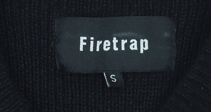 Womens UK Size S Firetrap Black Pullover Jumper