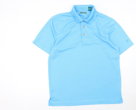 Mens UK Size M Cubavera Polyester Polo Shirt