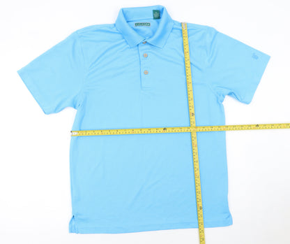 Mens UK Size M Cubavera Polyester Polo Shirt