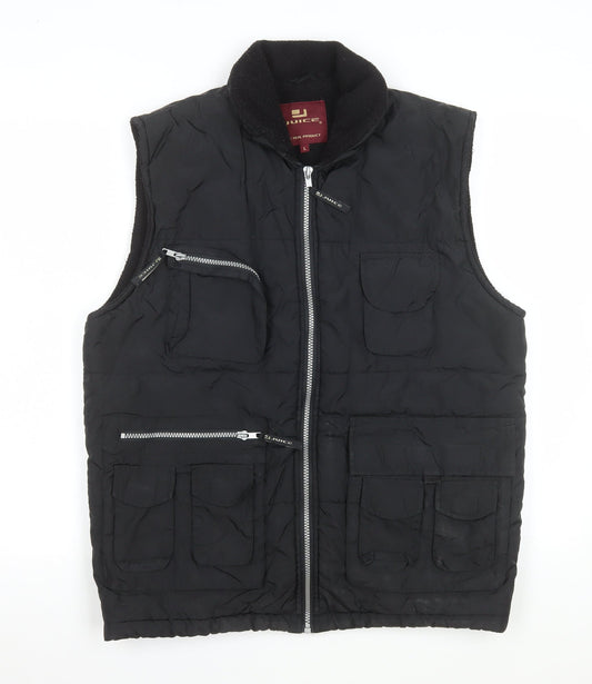 Mens UK Size L Juice Black Bodywarmer