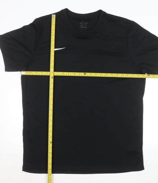 Mens UK Size 2XL Nike Black Running & JoggingGym & TrainingFootball T-Shirt
