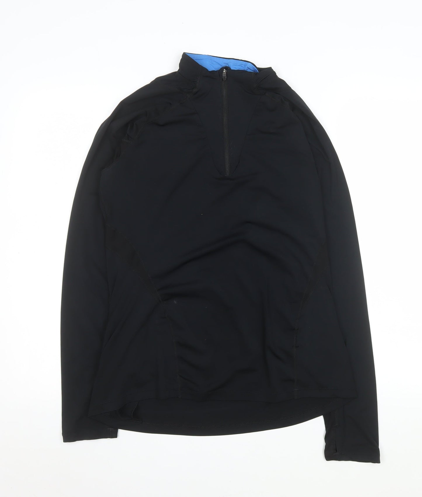 Womens UK Size S ASICS Black Pullover Sweatshirt