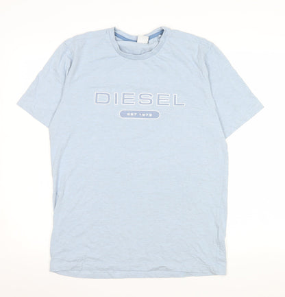 Mens UK Size M Diesel Blue  T-Shirt