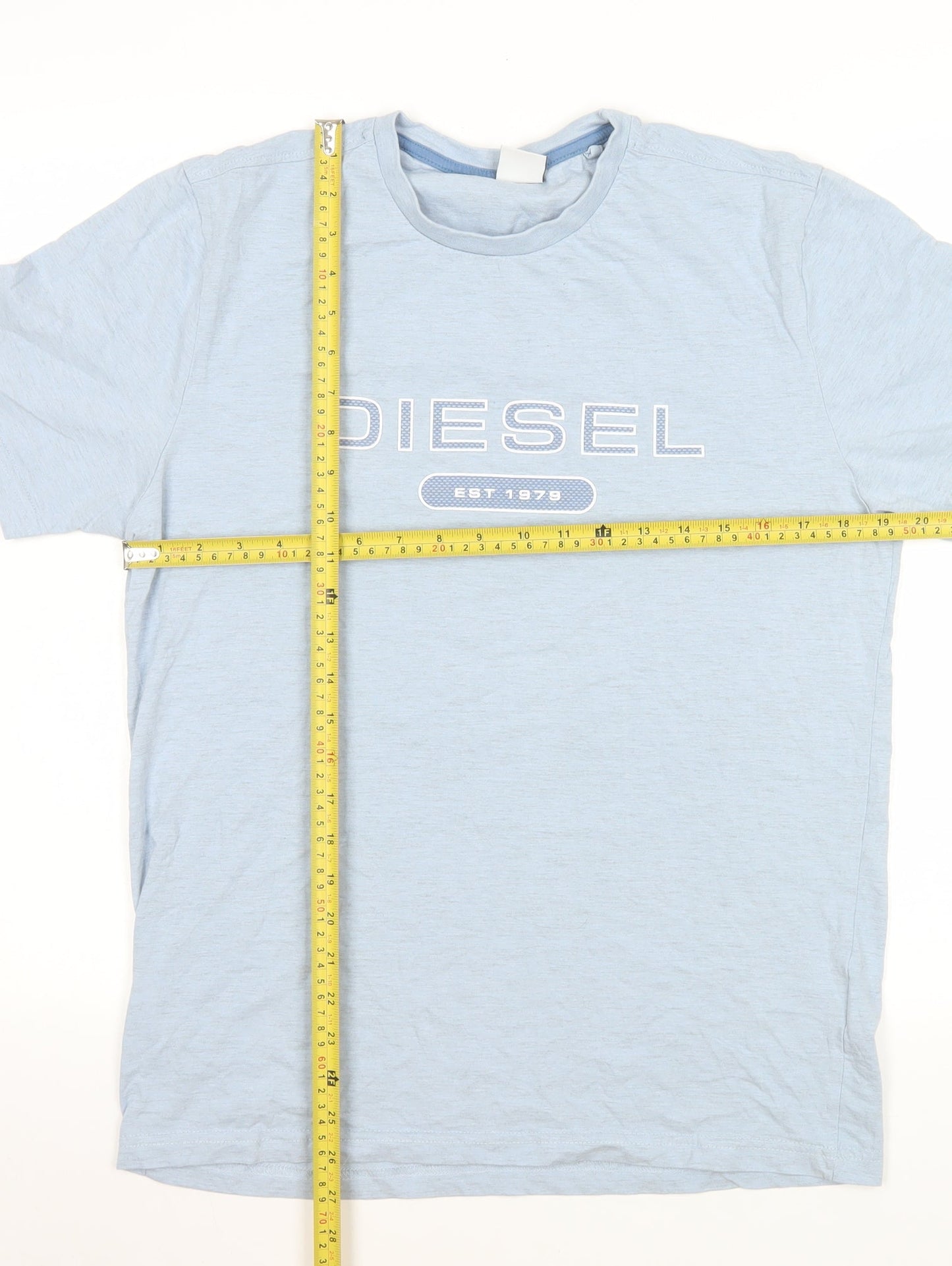Mens UK Size M Diesel Blue  T-Shirt