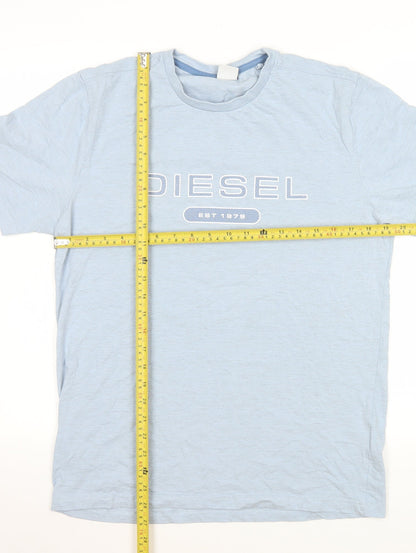 Mens UK Size M Diesel Blue  T-Shirt