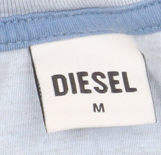 Mens UK Size M Diesel Blue  T-Shirt
