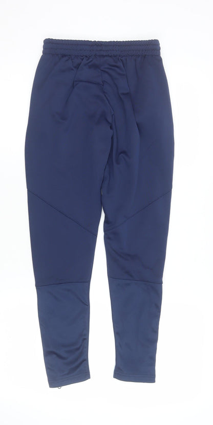 Stanno Teens Blue Track Pants Football Training Trousers Slim Fit Size 158