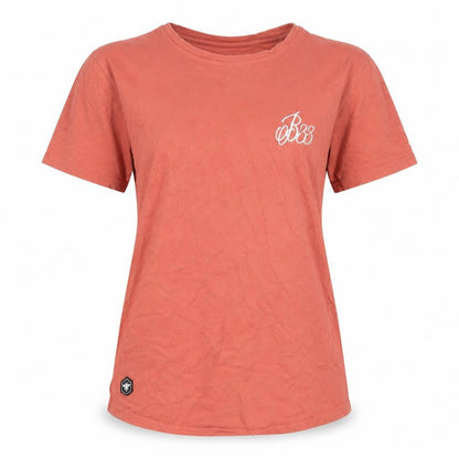 Womens UK Size S Bee Inspired Orange Basic T-Shirt