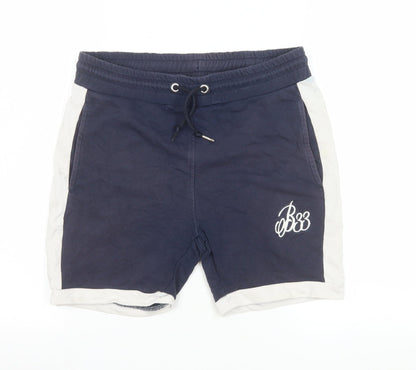 Mens UK Size S Bee Inspired Regular Fit Sweat Shorts