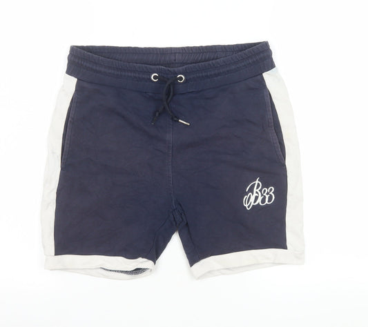 Mens UK Size S Bee Inspired Regular Fit Sweat Shorts