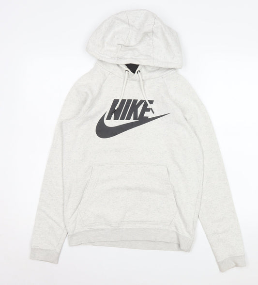 Womens UK Size XS Nike Grey Pullover Hoodie