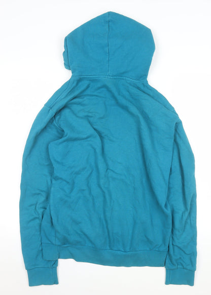 Mens UK Size M adidas Blue Pullover Hoodie