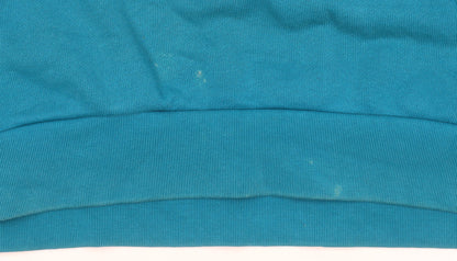 Mens UK Size M adidas Blue Pullover Hoodie
