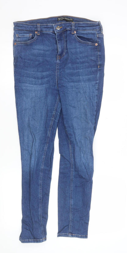 Womens UK Size 14 Dunnes Stores Slim Fit Skinny Blue Jeans