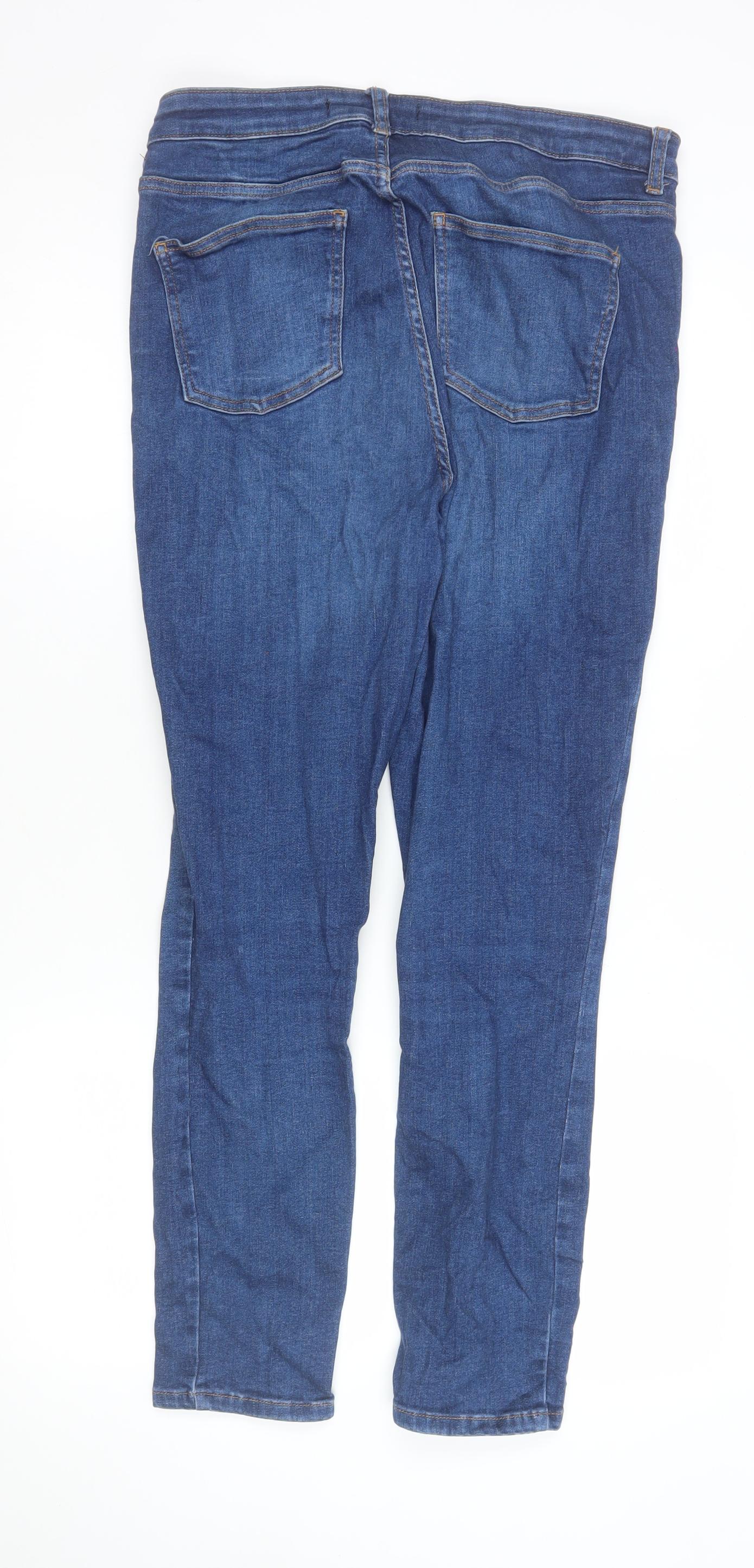Womens UK Size 14 Dunnes Stores Slim Fit Skinny Blue Jeans