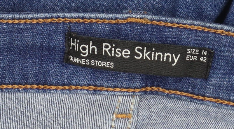 Womens UK Size 14 Dunnes Stores Slim Fit Skinny Blue Jeans
