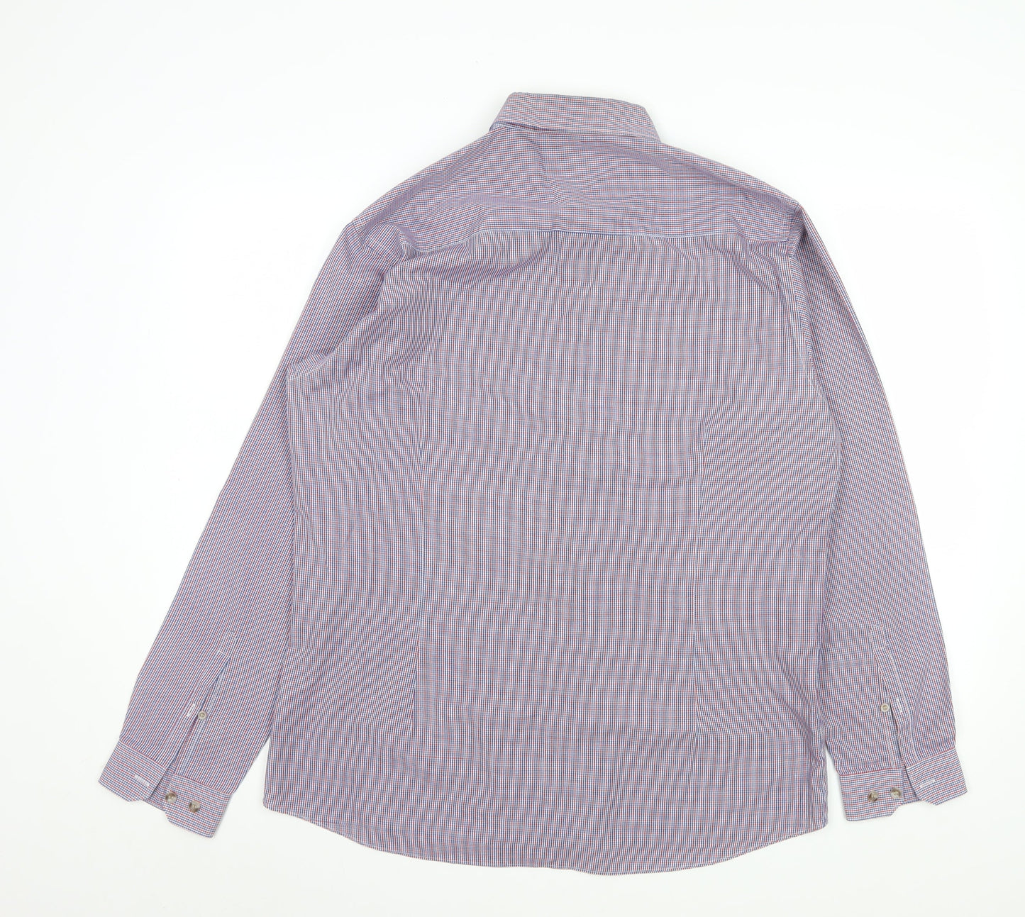 Mens UK Collar Size 16.5 Cedar Wood State Smart Multicoloured  Dress Shirt