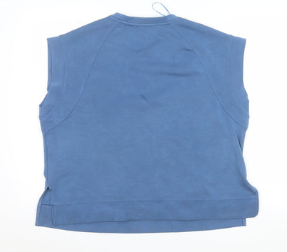 Helen Steele x Dunnes Stores Blue Sleeveless Basic T-Shirt Women’s L
