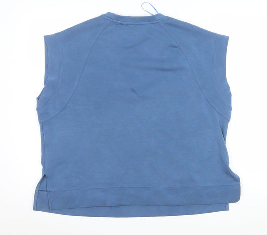 Helen Steele x Dunnes Stores Blue Sleeveless Basic T-Shirt Women’s L