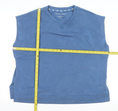 Helen Steele x Dunnes Stores Blue Sleeveless Basic T-Shirt Women’s L