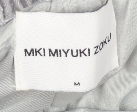 Womens UK Size M MKI MIYUKI ZOKU Regular Fit Jogger Grey Trousers